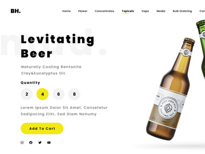 Beer Home Landing Page