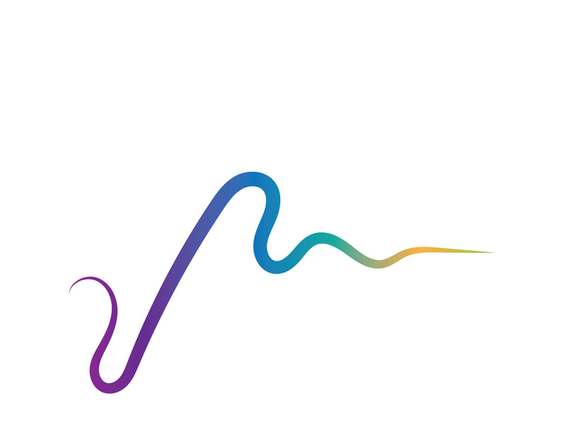 Sound waves vector illustration design template