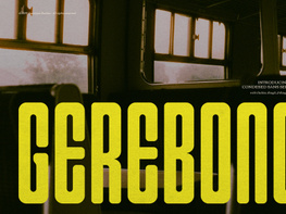 Gerebong | Condensed Sans Serif preview picture