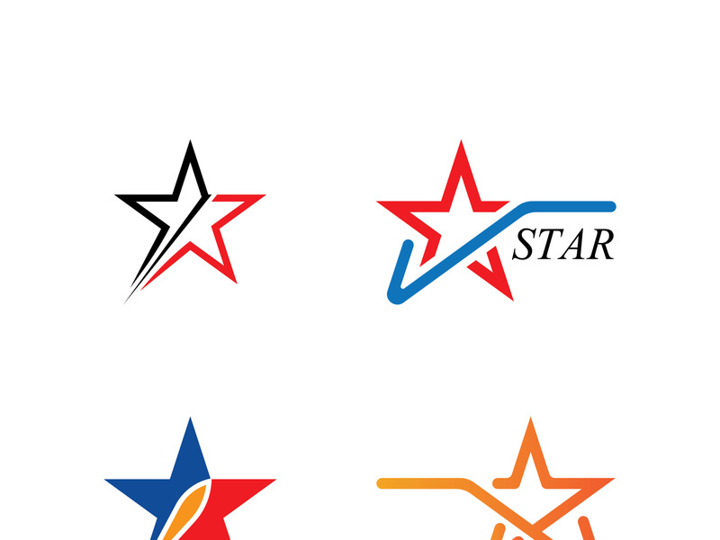 Star vector icon illustration design template