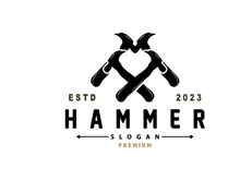 Hammer Logo, Builder Tools Inspiration Design