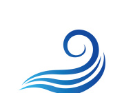 Water wave vector illustration logo template design