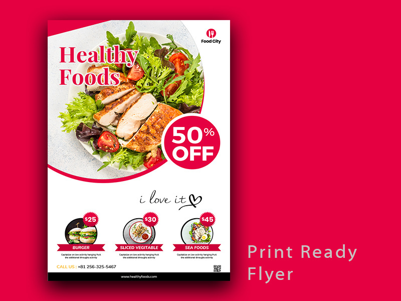 Print Ready Food-Flyer