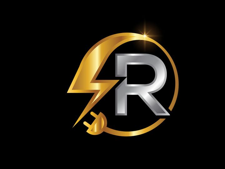 Electrical sign with the English alphabet, Electricity Logo, Power energy logo, and icon vector design