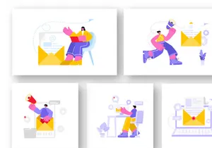 19 Email Service Illustration