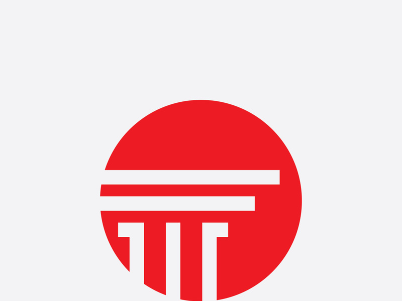 Column icon vector Logo Template  illustration design