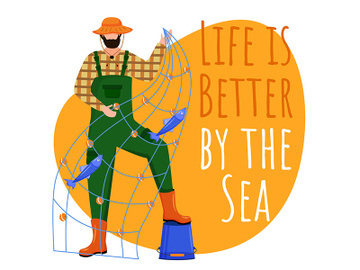 Life is better by the sea social media post mockup preview picture