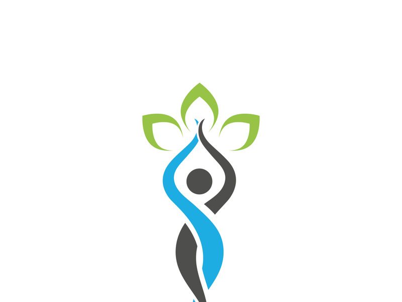 Human character logo sign illustration vector design