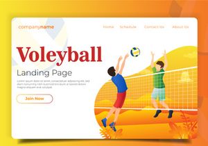 [Vol. 09] Sport Activity - Landing Page Illustration