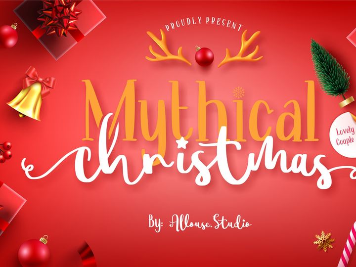 Mythical Christmas - Lovely Couple Font