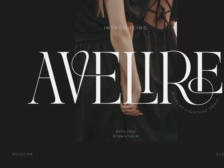 Avelire-modern ligature