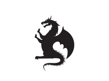 Dragon icon vector illustration design