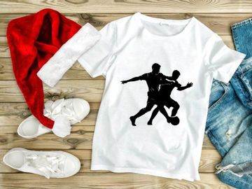 Two soccer players competing for the ball in a intense match moment preview picture