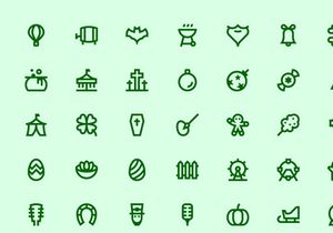 Holidays icons