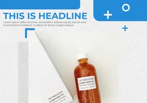 Minimalist Blue Company Instagram Theme