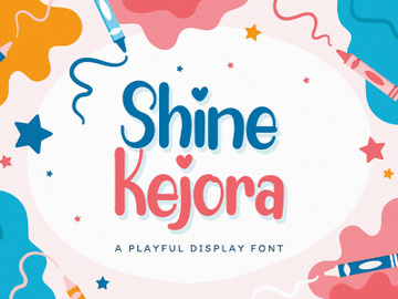 Shine Kejora - Playful Display Font preview picture