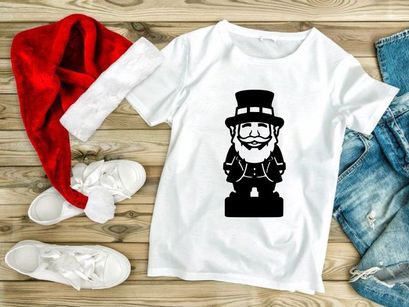 Leprechaun Silhouette with Hat