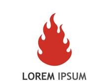 Fireball logo design with modern concept