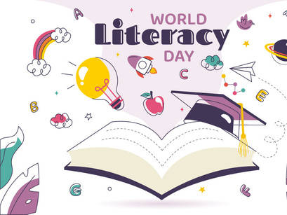 10 World Literacy Day Illustration