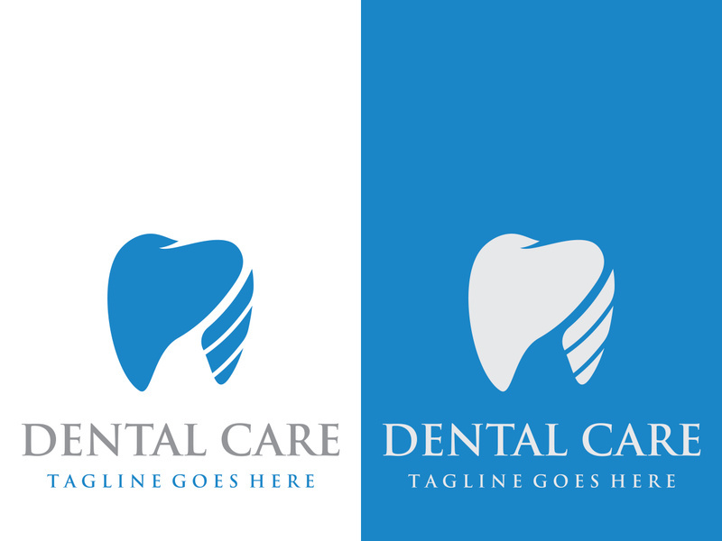Dental abstract logo. Dental Health, dental care and dental clinic. Logo for health, dentist and clinic.