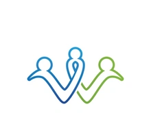 Adoption and community care Logo template vector icon