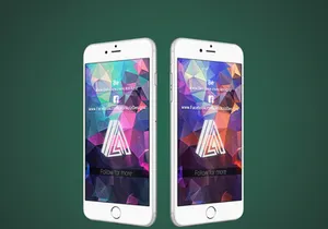 Multiple iPhone mockups