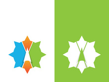 Compass logo template vector icon illustration design