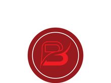B letter logo template vector illustration