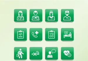 Medical & Health Care Icons Set-4