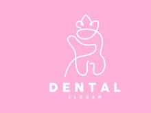 Tooth logo, Dental Health Vector, Care Brand Illustration