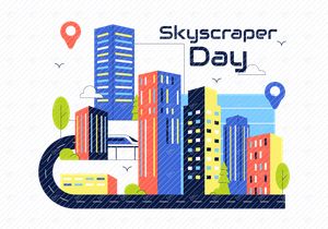 10 Skyscraper Day Illustration