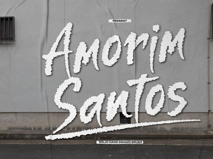 Amorim Santos | Solid Hand Drawn Brush