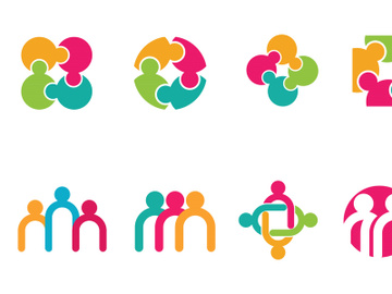 Community people logo vector preview picture