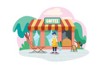 M144_Coffee Shop Illustrations