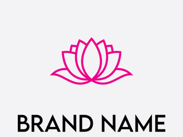 Lotus logo design preview picture