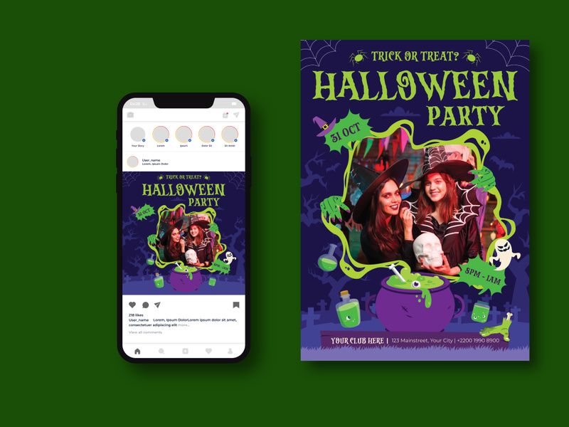 Halloween Party Flyer