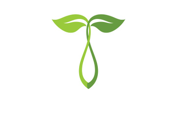 Nature leaf eco green logo icon preview picture