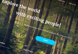 Tripmates - Landing page Freebie