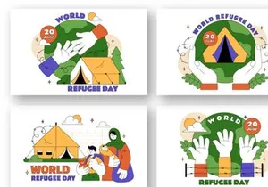 10 World Refugee Day Illustration