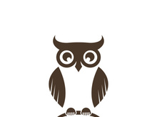Owl logo icon design animal and simple business abstract vector