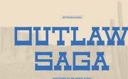 Outlaw Saga | Western Slab Serif
