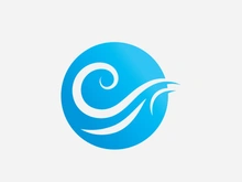Water Wave symbol and icon Logo vector