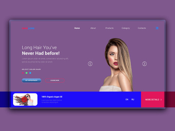 Spa and Beauty Salon Landing Page preview picture