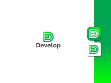 Lettermark Logo - Letter D Logo - Gradient Logo - Business Logo Design