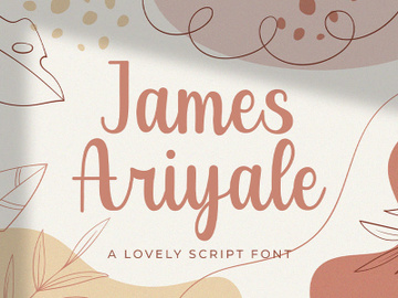 James Ariyale - Handwritten Font preview picture