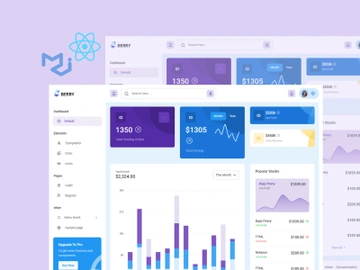 Berry MUI Free React Admin Dashboard preview picture