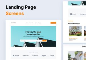 Sewainumah - Real Estate Landing Page UI Kit