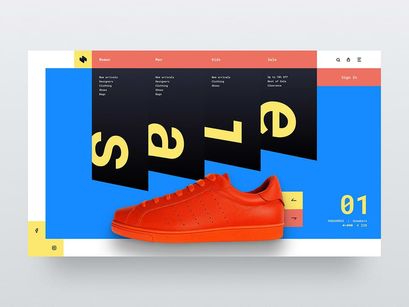 HeaderZ: A set of 20 free design heros