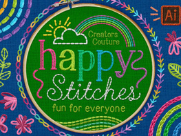 Free Embroidery / Thread Brushes for Illustrator preview picture