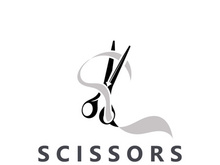 Scissors Logo Design Icon Template. Modern simple design. barbers tools and barbershop. Vector Illustration